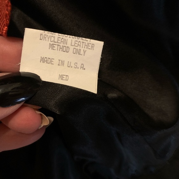 North American Frontier Pigskin Leather Jacket Handmade in USA Vintage Size M - Picture 15 of 16